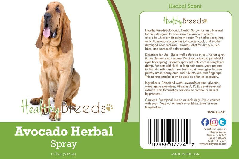 Healthy Breeds Bloodhound Avocado Herbal Spray 17 oz