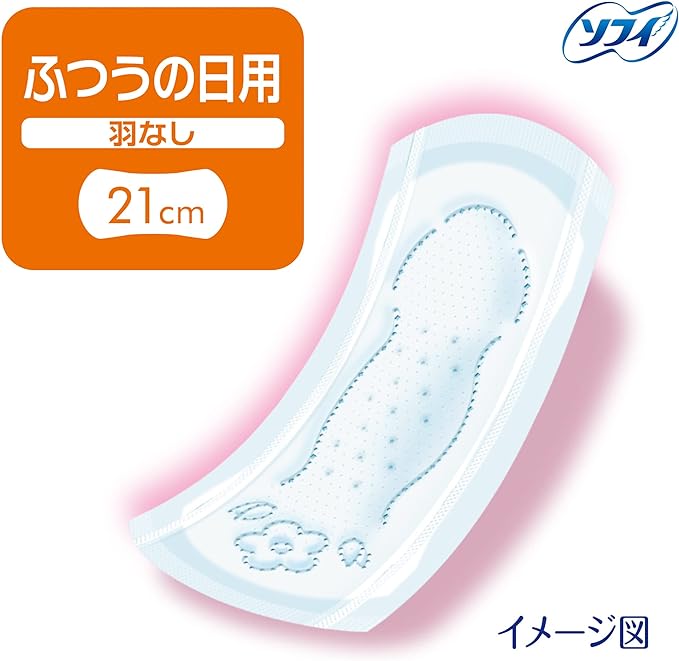 Sophy Body Fit Normal Daily Use, Wingless, 8.3 inches (21 cm), 112 Sheets (28 Sheets x 4 Pieces) (Sanitary Supplies Napkins) - BeesActive Australia