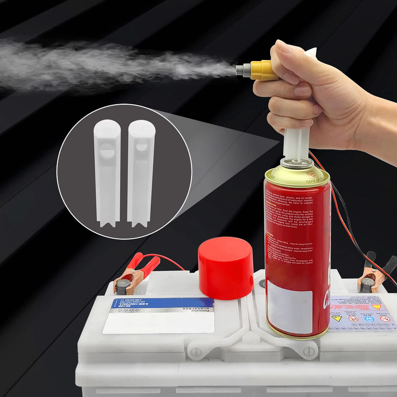 Shkalacar Fuel Injector Tester and Adapter Pulse Tester Cleaner for Diagnosis Cleaning of Injectors DIY Diagnostic Tool Cleaning Kits 12V/5V Switchable Short-Circuit Protection