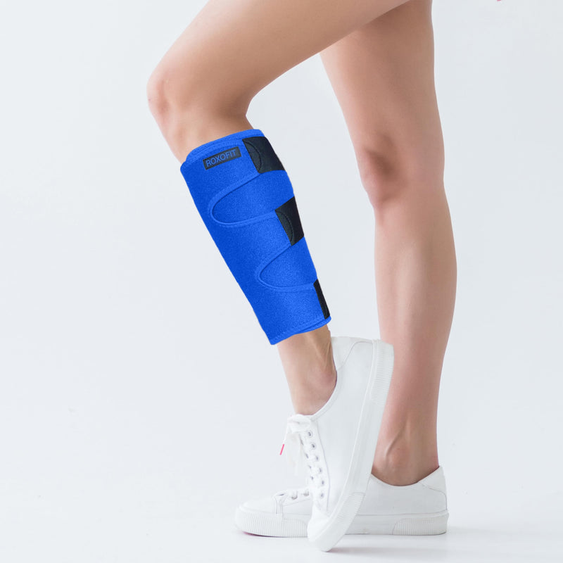ROXOFIT Calf Brace for Torn Calf Muscle and Shin Splint Pain Relief for Men and Women - Adjustable Neoprene Compression Support Wrap - BeesActive Australia