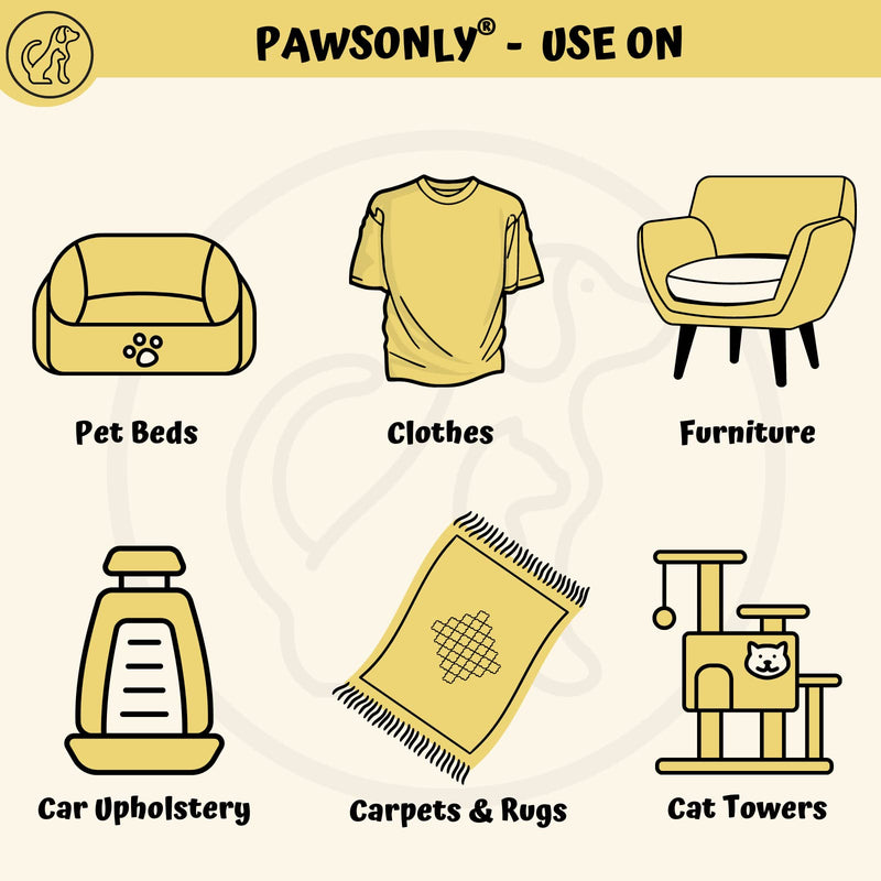 PawsOnly Pet Hair Remover | Cat hair remover | Remove dog hair | Lint Remover for Sofa Car Carpet Scratching Post Clothes | Portable | Lint Brush Animal Hair Pet Hair Remover (Green) Green - BeesActive Australia