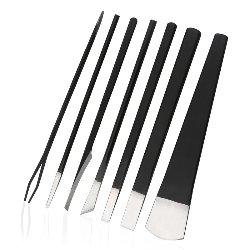Pedicure Knife Set for Feet, Segbeauty 7pcs Ingrown Toenail Blade Tool with Storage Bag, High Manganese Steel Nail Knives Cuticle Remover, Professional Foot Repair Sharp Blade Kit for Nail Corn Callus Wide Blade Set - BeesActive Australia