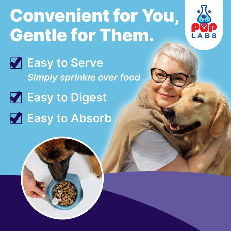 All-Natural and Expert-Formulated Dental Powder for Dogs, Dog Dental Supplement for Healthy Teeth and Against Leaky Gums for Dogs 12+ Weeks, Made in The USA with The Standards, 28 Serv - PawsPlanet Australia