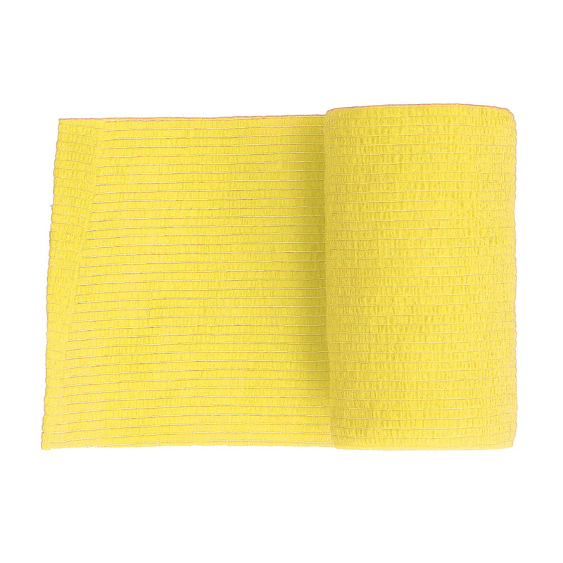 12Pcs Bandage Wrap Natural Latex Elastic Self Adhesive Wrap for Cows Dogs Horses 10cm(Yellow) - BeesActive Australia
