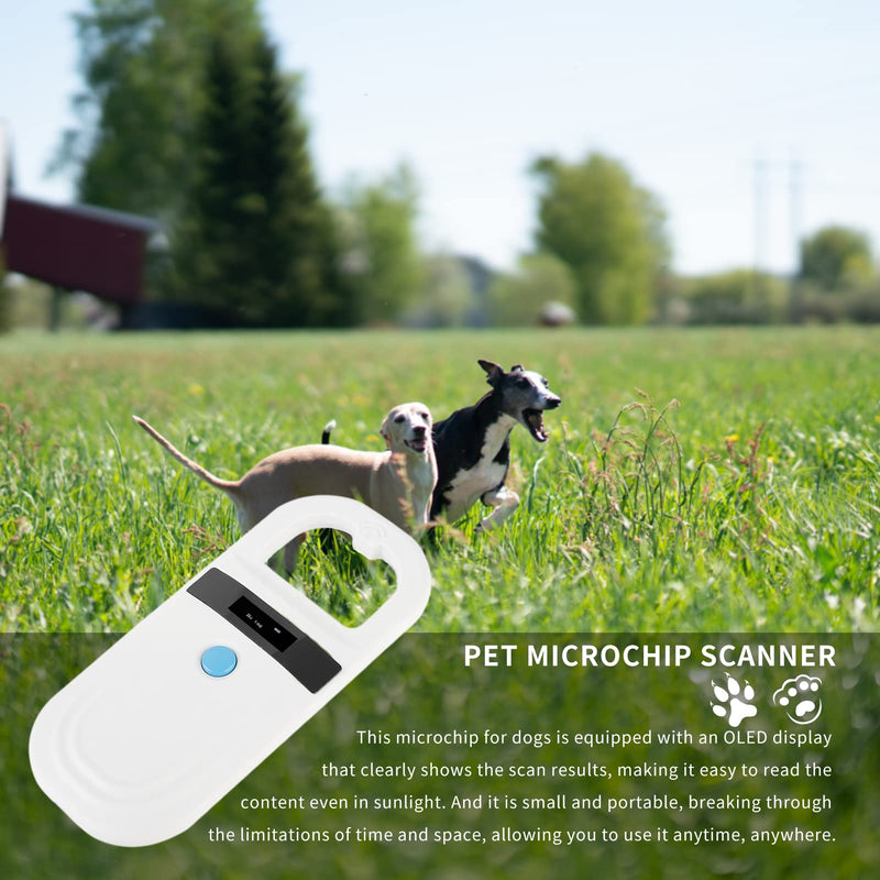 Gugxiom Pet Microchip Scanner, 134.2Khz/125Khz Pet Microchip Reader with OLED display, Low Battery Alarm Animal Chip ID Scanner for FDX B(ISO11784/11785) and EMID microchips - BeesActive Australia