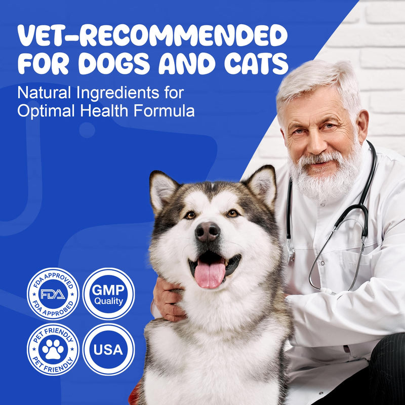 Dog Dental Powder for Fresher Breath - Dog Teeth Cleaning Powder Natural Plaque & Tartar Support with Probiotics & Enzymes lab co, Oral Care Supplement for Pet 160g/(5.6 oz)