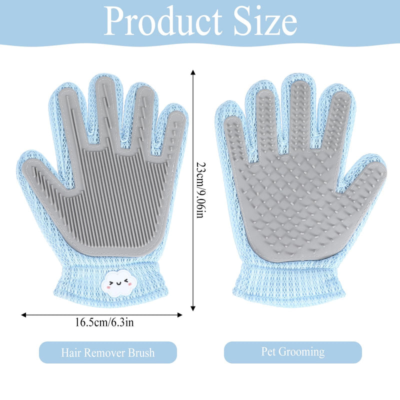 1PCs Cat Grooming Gloves Pet Hair Remover Glove Washing Bath Glove for Cat Dog Pet Grooming Glove for Shedding, Massage Cat Grooming Gloves for Hair Removal - BeesActive Australia