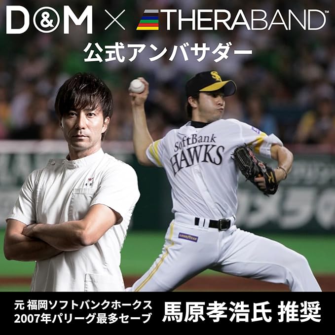 Theraband Theraband Training Band Training Tube 1m with Manual Resistance Band Fitness Tube Stretch Band Beginner Muscle Training D&M Theraband Domestic Authorized Distributor Can be cut and used -  Australia