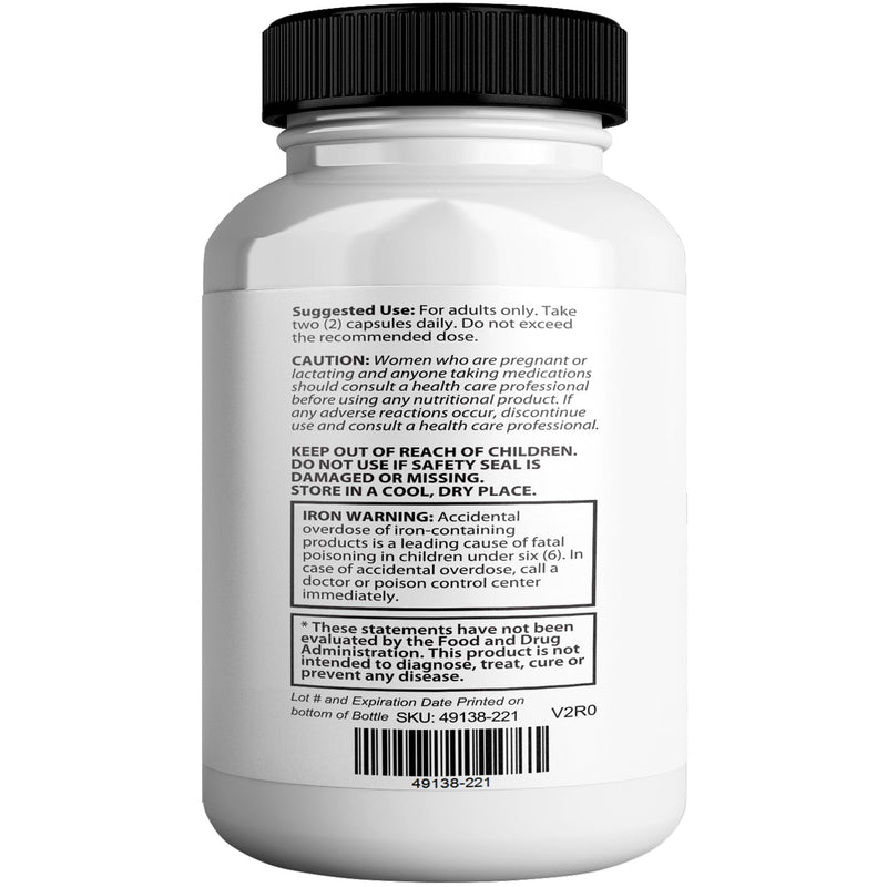 Derma Prime Plus Max Hair Skin Nail Supplement, 60 Capsules, with Biotin 5000mcg, Vitamins, Minerals, Herbal Blend (1) 1