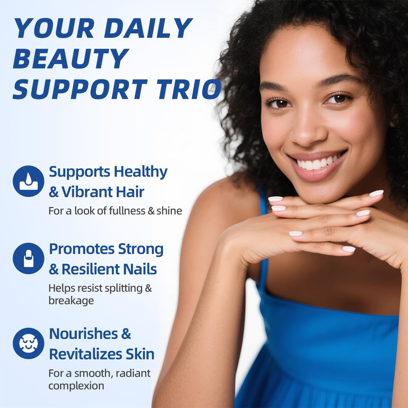 Biotin & Collagen Liquid Drops, Support Glowing Skin, Hair & Nail Growth | Biotin 20,000mcg, Hair Growth Vitamin Support, - Biotin and Liquid Collagen Supplement for Women & Men, 2 Fl Oz 2Fl Oz (Pack of 1)