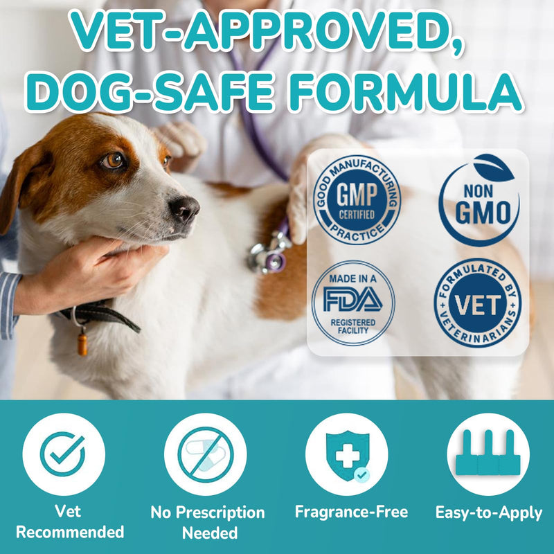 Flea and Tick Prevention for Small Dogs, 6-Month Supply Dog Flea and Tick Treatment Drops, Topical Fast-Acting Dog Flea Treatment for Small Dogs Up to 5 to 22 lbs Small Dogs (5 to 22 lbs)