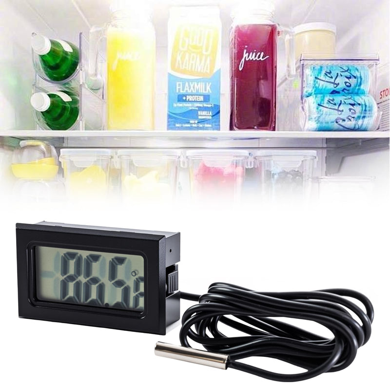 20 Pieces of Digital LCD Thermometers, Temperature Digital LCD Refrigerator Thermometers, Water Temperature, with Probes, in Fahrenheit. - BeesActive Australia