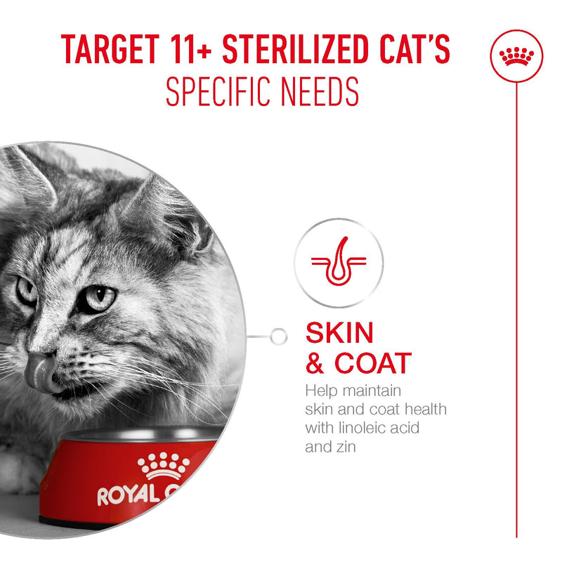 Royal Canin Sterilised Ageing 11+ Senior Dry Cat Food 400g