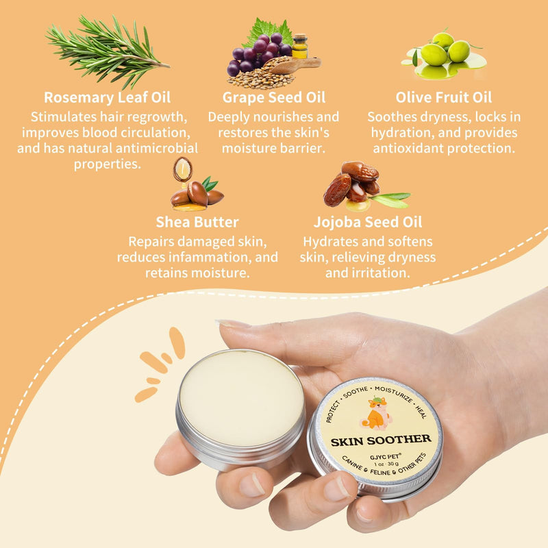 Rapid Healing & Hair Regrowth Dog Skin Soother - 1 oz. Tin - PawsPlanet Australia