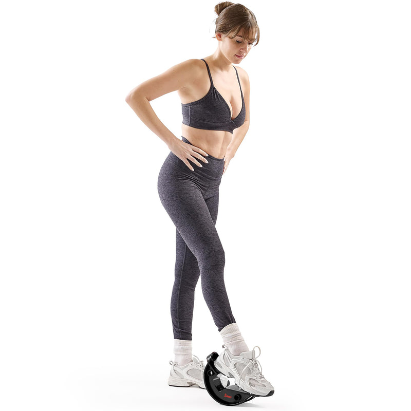 Sunny Health & Fitness Calf Stretcher and Foot Rocker for Plantar Tight Calves Relief Hamstring Ankle Strengthener Facetious Sling Stretch Fighter Stretching Device Mobility Grey