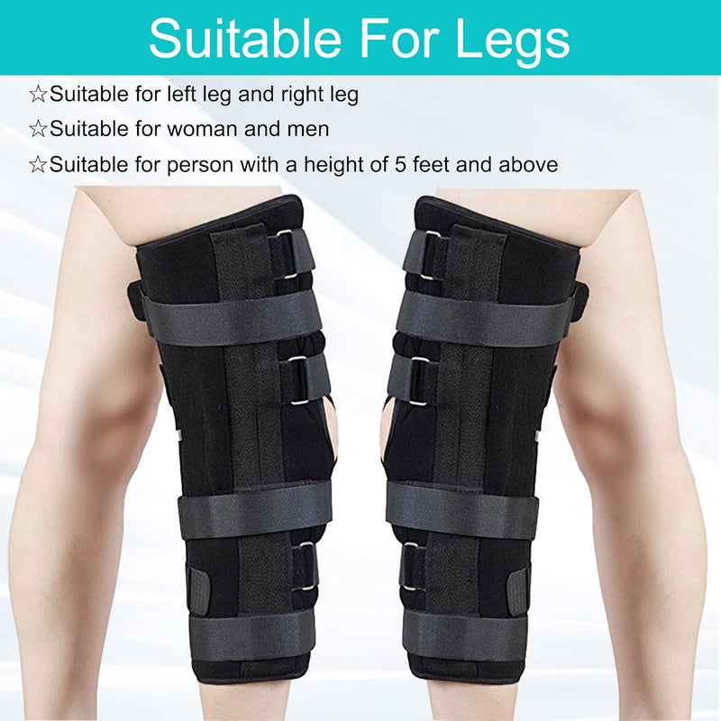 Unisex Knee and leg immobilization Stabilizer for Post Surgery Recovery,Knee Fractures,Instability, ACL,MCL,Meniscus Tear,Arthritis,Displacement Recovery,18.1" Length Universal Medium/Large (Pack of 1)