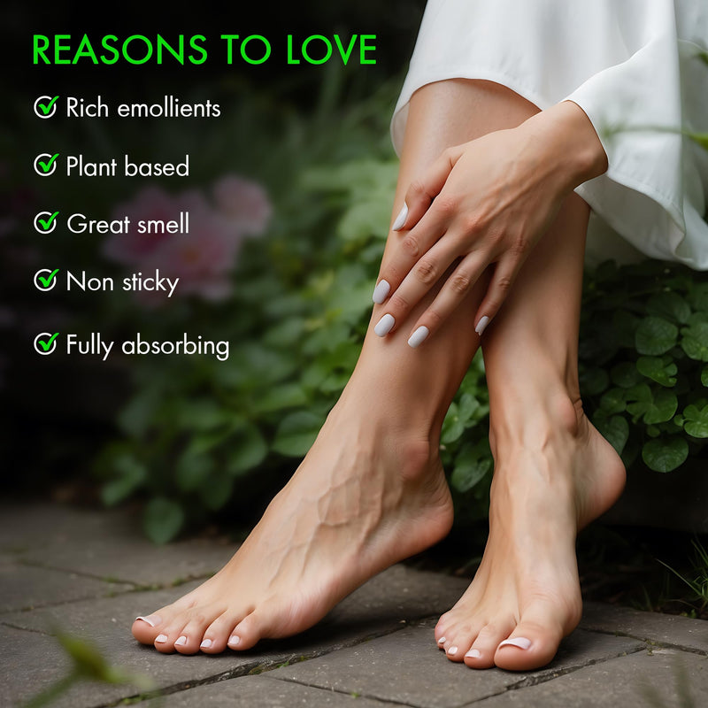 Majestic Pure Tea Tree Oil Foot Cream, Warming Cream - Calluses, Dry Cracked Feet, Hands, Heels, Elbow, Nails, and Knees - Softens & Moisturizes Skin - 8 oz 8 Ounce (Pack of 1)