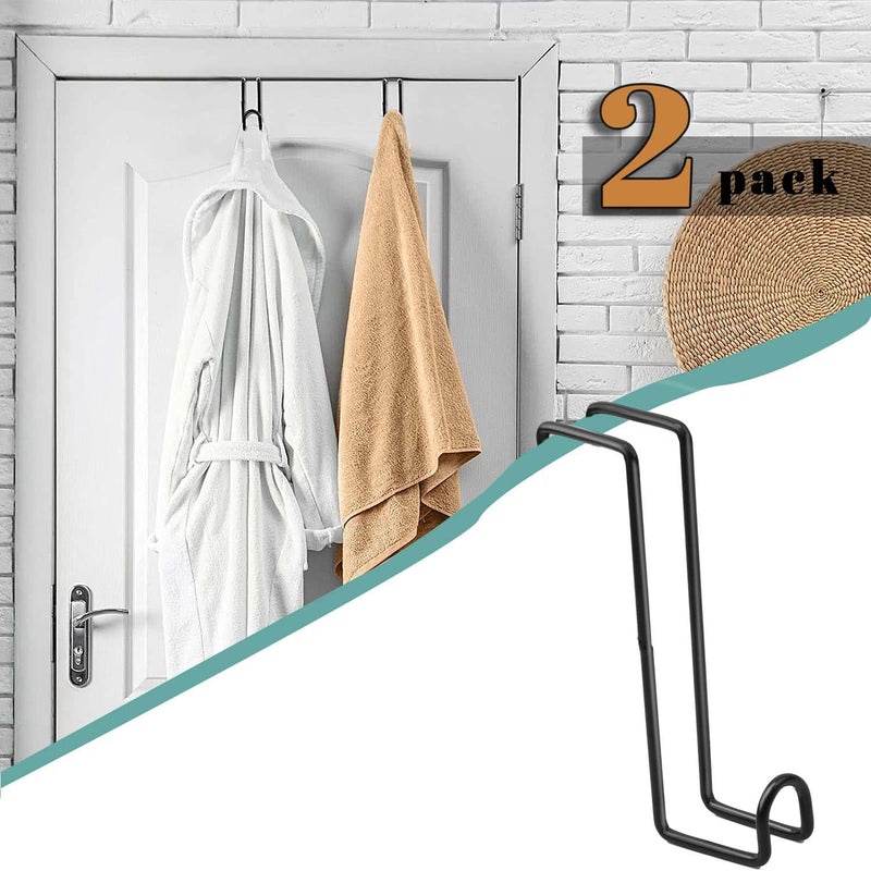 2Pack 8 Inch Tack Hook,Heavy Duty Metal Over Rail Tack Hooks Stall Hooks for Hanging Horse Bridles Halters and Buckets - BeesActive Australia