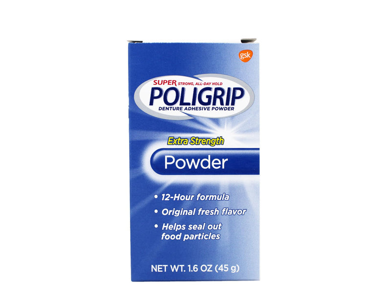 Super Poli-Grip 07801 Denture Powder (Pack of 6)