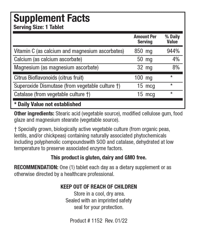 BIOTICS RESEARCH Bio C Plus 1000 Antioxidant, High Potency, Bioflavonoids, Supports Healthy Immune Response, Builds Collagen, Healthy Skin, Cartilage and Joint Support 100 Tablets