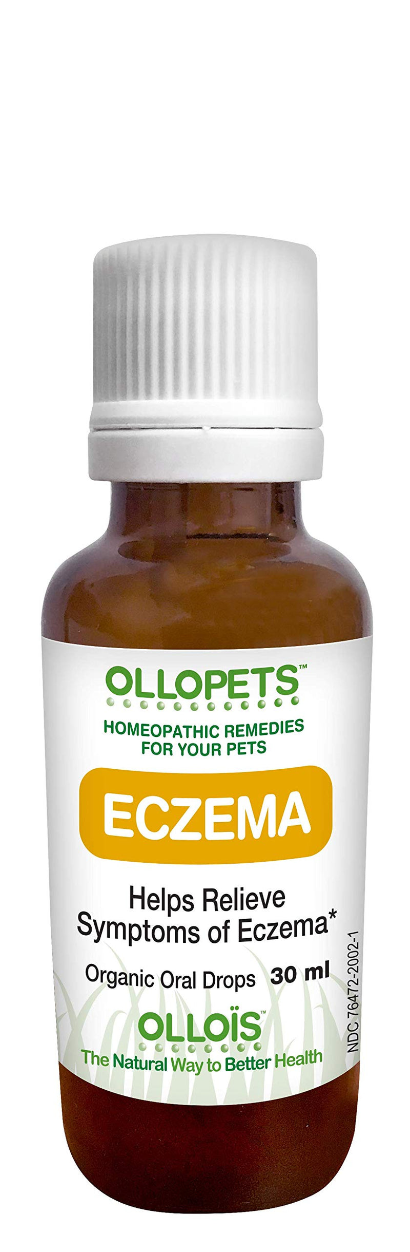 OLLOPETS Eczema, Organic Homeopathic Pet Remedy for All Pets, 1 Fl Ounce