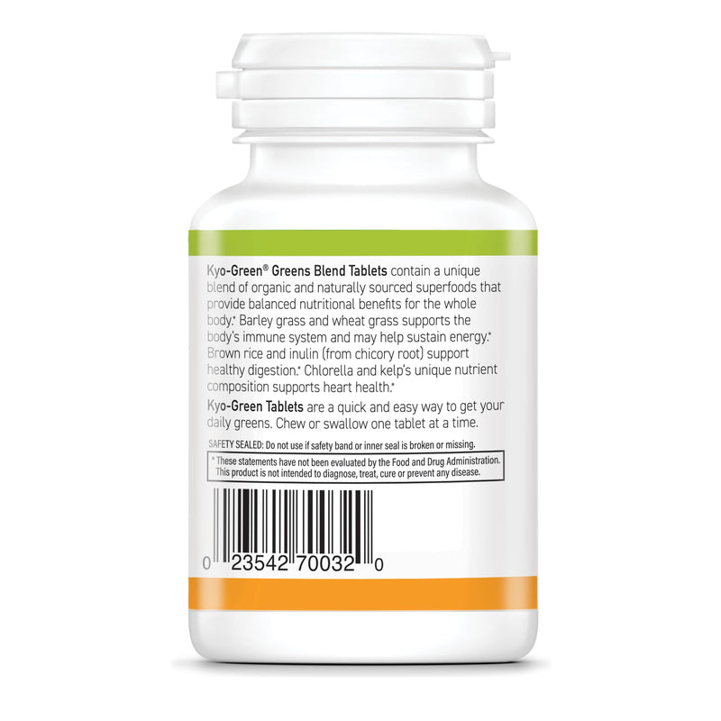 Kyo-Green Greens Blend Energy Tablets, 180 tablets 180 Count (Pack of 1)