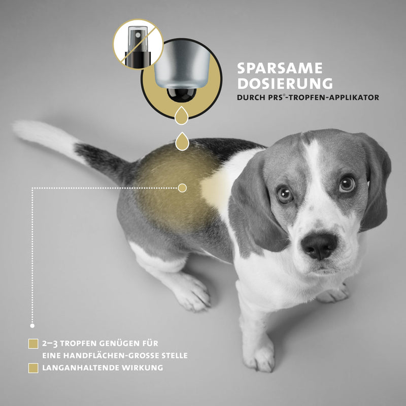 Peticare anti-parasite products for dogs | against mites, fleas, fungi | Effectively relieves itching & supports the regeneration process Unique PRS® system for a long-lasting effect – petDog Protect 2101 oil base 50 ml - BeesActive Australia