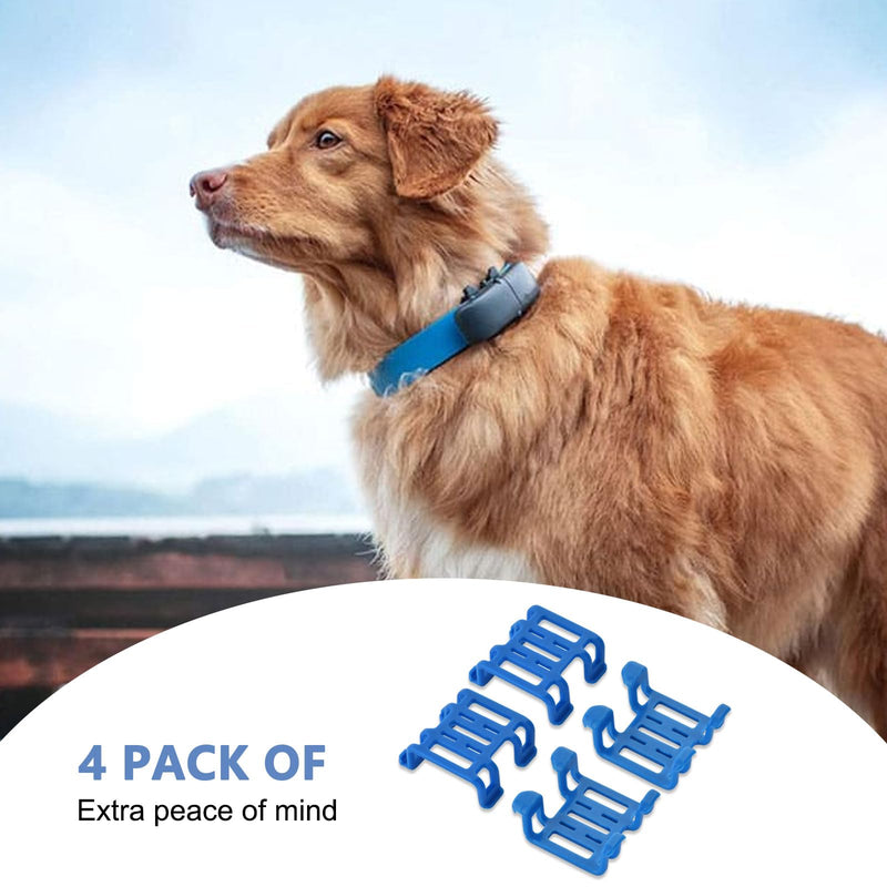 Dog GPS Tracker Rubber Clip Compatible with Tractive GPS Dog Location Activity Tracker Replacement Rubber Attachment Clips - Pack of 4 - BeesActive Australia