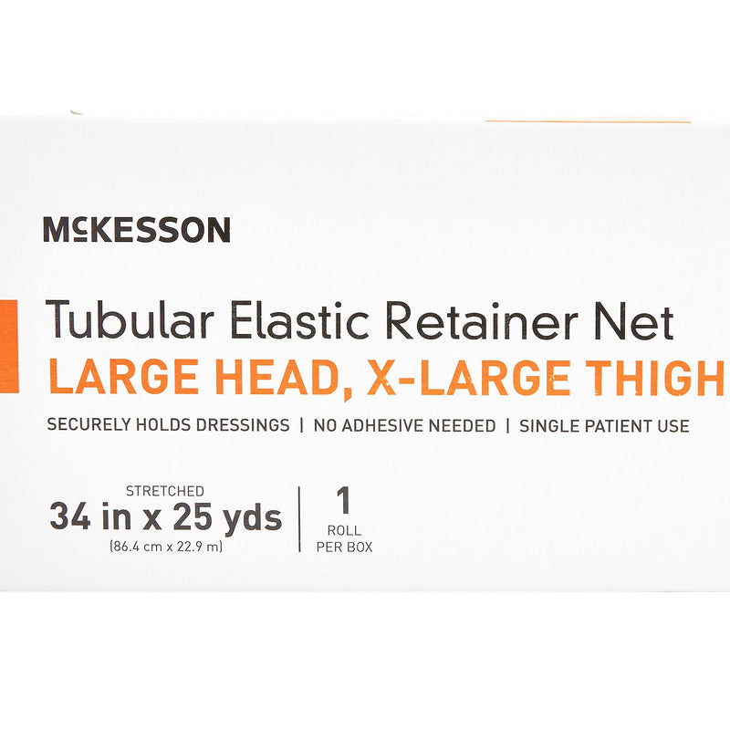 McKesson Tubular Elastic Retainer Net Dressing, Non-Sterile, Head, Thigh, Chest, Size 8, 34 in x 25 yd, 1 Count, 1 Pack Size 8 1 Count - BeesActive Australia