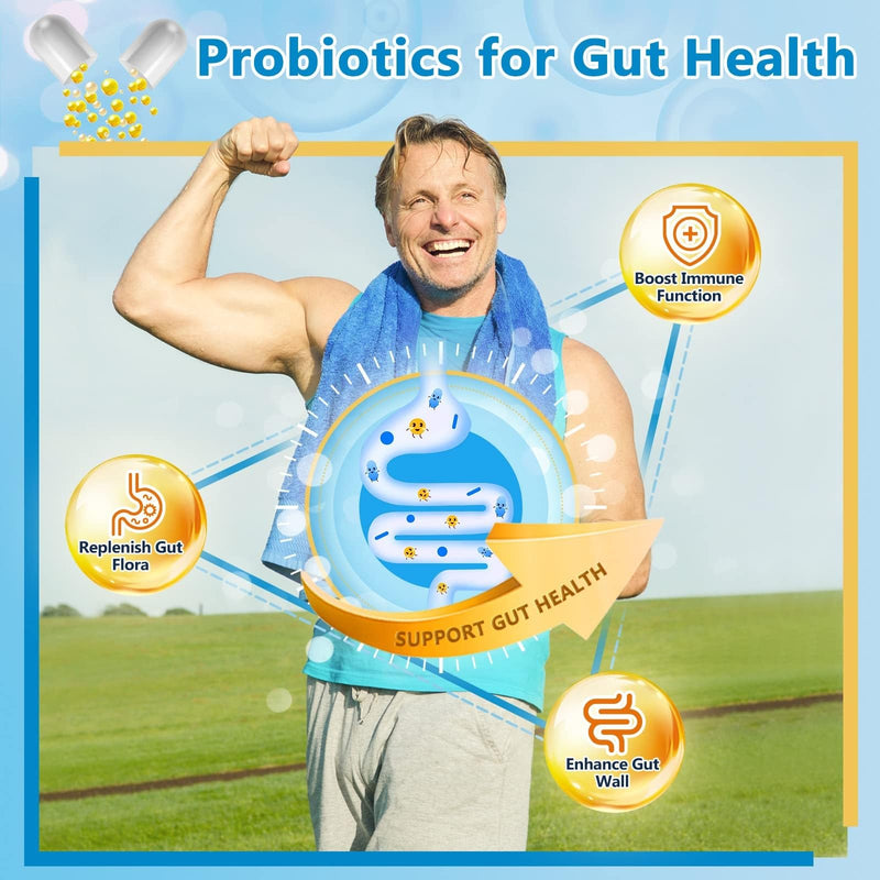 NATURE TARGET Probiotics for Men, 100 Billion CFUs, 90 Veggie Capsules | With Digestive Enzymes, Prebiotics, Saw Palmetto, and Cranberry for Prostate, Urinary Tract, and Digestive Health