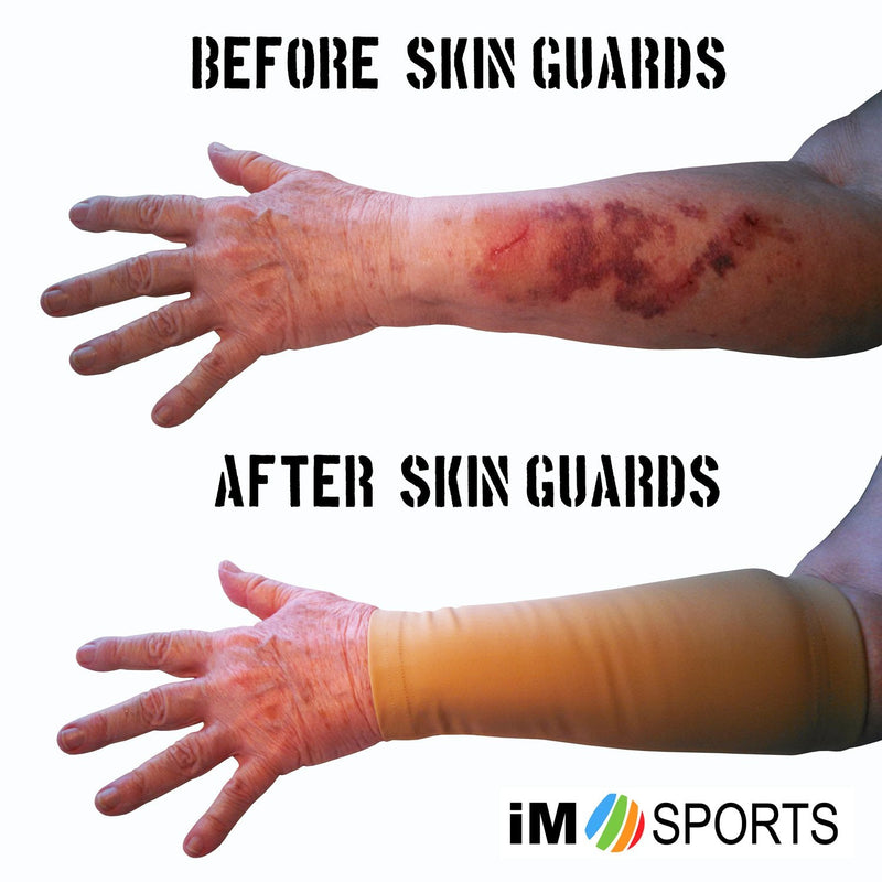Skin Guards Skin Protection Forearm Sleeves - Made in USA - Pair X-Small-Small Light - BeesActive Australia