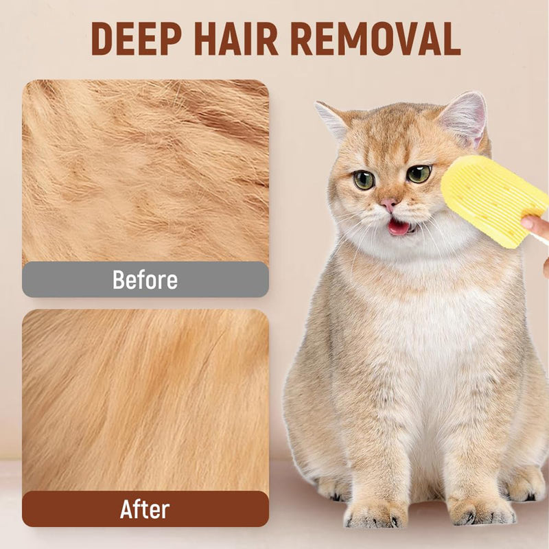 Cat Tongue Comb, 2024 New Cat Tongue Brush, Cat Grooming Brush for Indoor, Cats Shedding Cat Brush for Long Haired Cats, Easily Removes Fur for Cat or Dog (Blue) Blue - BeesActive Australia