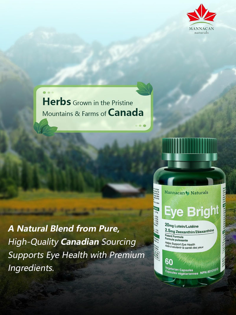 Lutein 20mg and Zeaxanthin Supplements, 60 Capsules, Lutein for Eyes, Eye Supplement,Bilberry Supplement for Eyes,Areds 2 Lutein Zeaxanthin Vitamin for Eyes Health for Adults 60 Count (Pack of 1)