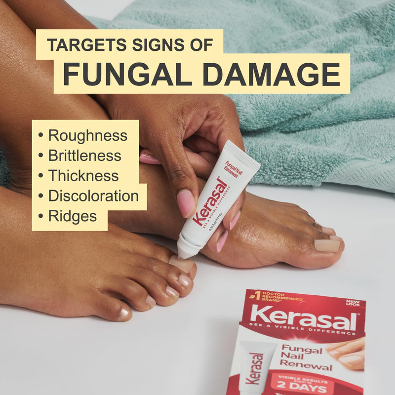 Kerasal Nail Fungus Extra Strength | Restorative Nail Repair for Damaged Nails, 0.33 fl oz (Packaging May Vary) Nail Renewal 0.33 Fl Oz (Pack of 1)