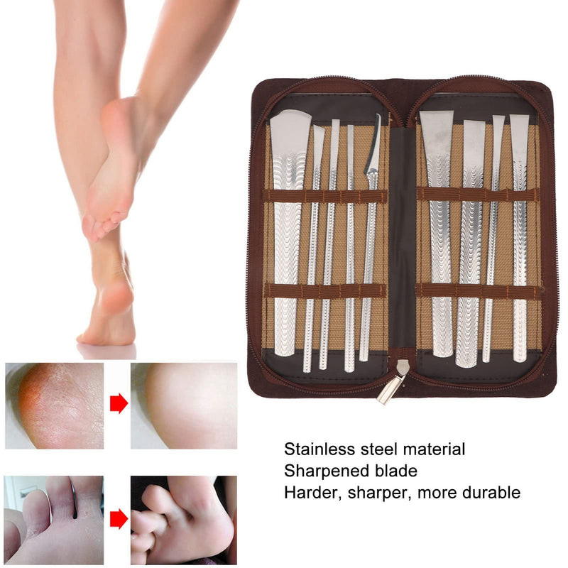 Pedicure Knife Toenail Tool Pedicure Knife Remover Foot Scraper Knife Nail Knives Cuticle Remover Ingrown Toenail Knife Tool for Feet Care - BeesActive Australia