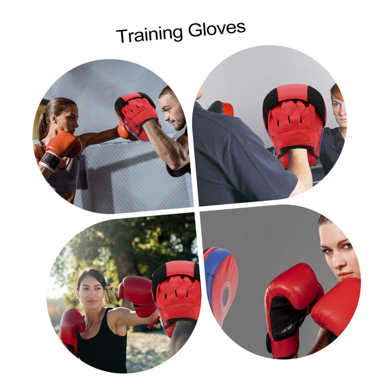 Punch Mitts Boxing Target with Adjustable Wrist Strap Pu Material for Karate Taekwondo MMA Kickboxing Training Gloves 10.16 X 7.56 X 2.76 Inches