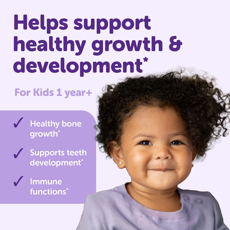 Ddrops Kids Booster 600IU 100 Drops - Daily Liquid Vitamin D for Kids. Support Strong Bones & Immune System in Children. No Preservatives, No Sugar, Non-GMO, Allergy-Friendly 0.09 Fl Oz (Pack of 1)
