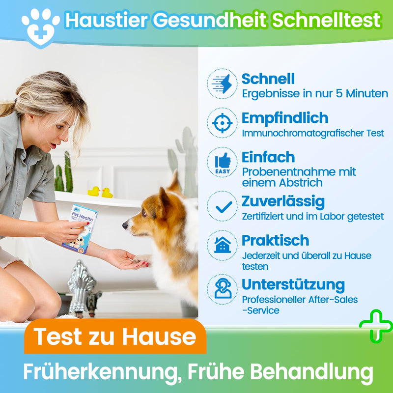 Accufast Pet Health Test Kit - (TOXO) Toxoplasmosis Test - 9 Disease Tests for Dogs and Cats | Fast, accurate detection of common pet diseases TOXO Ag - BeesActive Australia