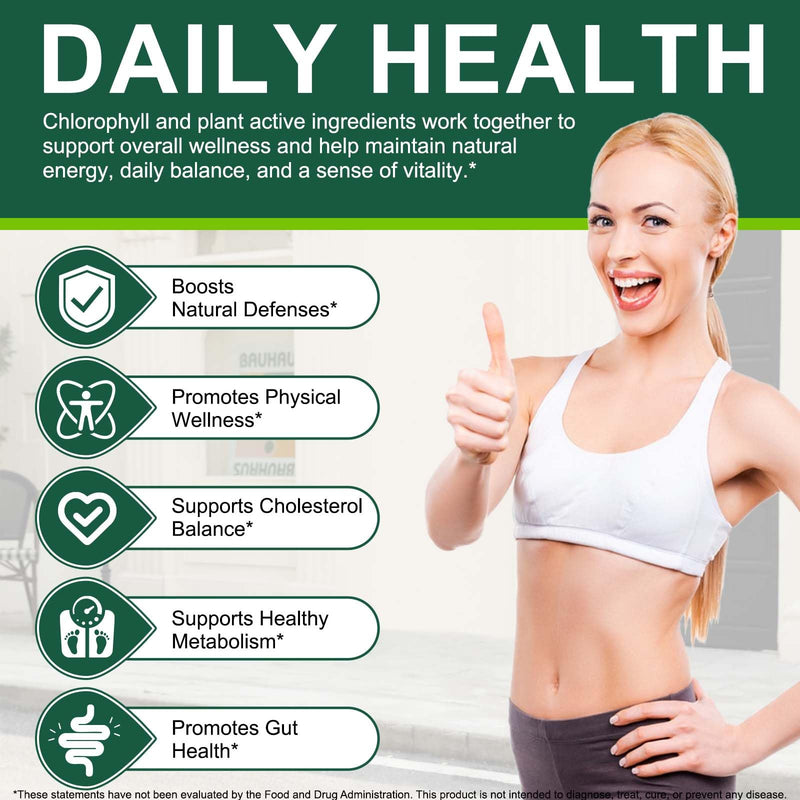 Tiuedu Spirulina Chlorella Softgels 300 Capsules, 17 in 1 Green Nutrient Blend Spirulina Chlorella Softgels,Rich in Plant Protein, Vitamins, Chlorophyll, Easy to Take Softgel