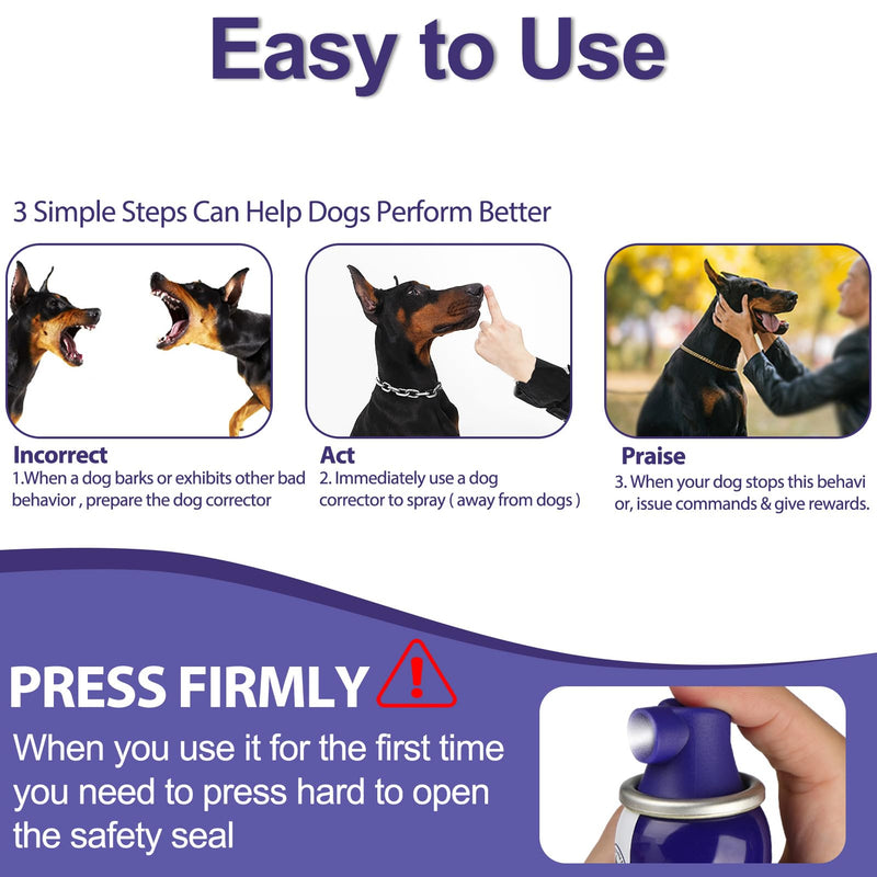 Dog Corrector Spray, 80ml 1Pack Dog Trainer Spray to Dogs from Stopping Unwanted Behaviors Pet Trainer Spray, Barking, Jumping, Stealing Food, Safe, Humane & Effective Purple-1p - BeesActive Australia