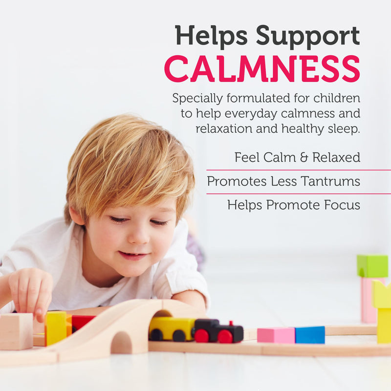 Zahler ChildCalm, Kosher Fruit Punch Chewable Magnesium for Kids - Natural Calm, Mood Support, and Relaxation - Calming Kids Magnesium Supplement Childrens Magnesium, 60 Tablets