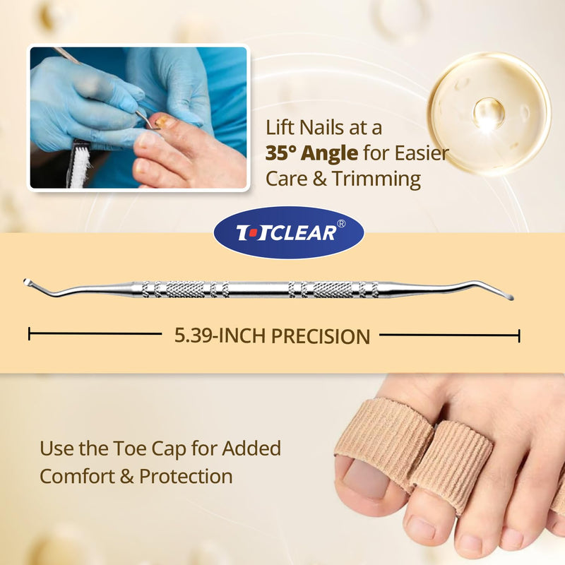 Ingrown Toenail Relief: Ingrown Toenail Drops - Ingrown Toenail Removal Kit - Toe Ingrown Nail - In Grown Toenail - Ingrown Toenail Tool - Easy Effective Solution for Ingrown Toenails - 2 Pack 1 Fl Oz (Pack of 2)