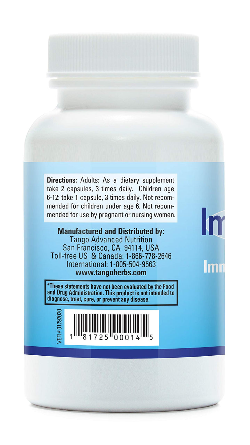 ImmunoPhase Natural Herbal Immune Support Supplement for Healthy Immune Function and Seasonal Health Challenges (60 Vegetarian Capsules)
