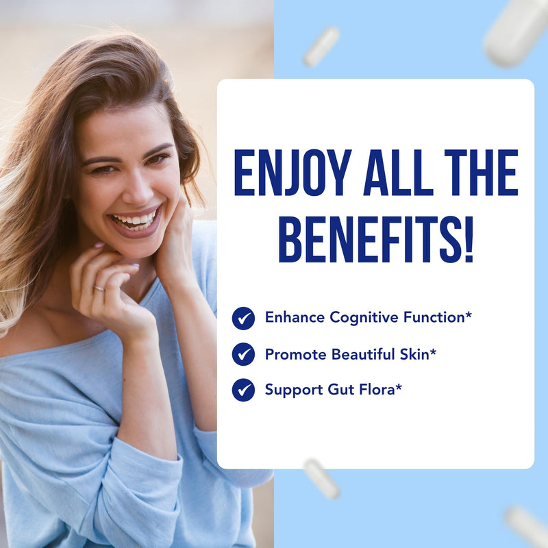Extra Strength Phytoceramides Supplement 700mg | Wheat and Gluten Free Plant Based Ceramides Supplement with A C D E Skin Vitamins for Women | Hydrating Skin Care Capsules for Women (100 Day Supply)