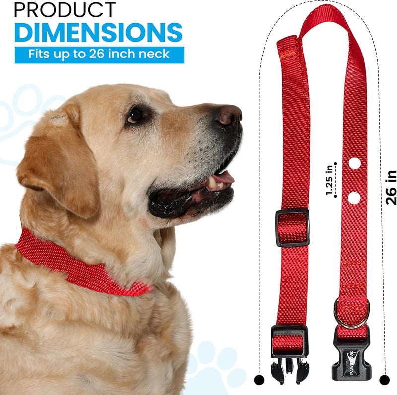 1" Nylon E Collar Replacement Strap - Shock Collar Replacement Collar, Fence Collar Replacement, Compatible with Pet Safe & Invisible Fence & Fits Most PetSafe Collars (1" Pink) 1 inch - BeesActive Australia