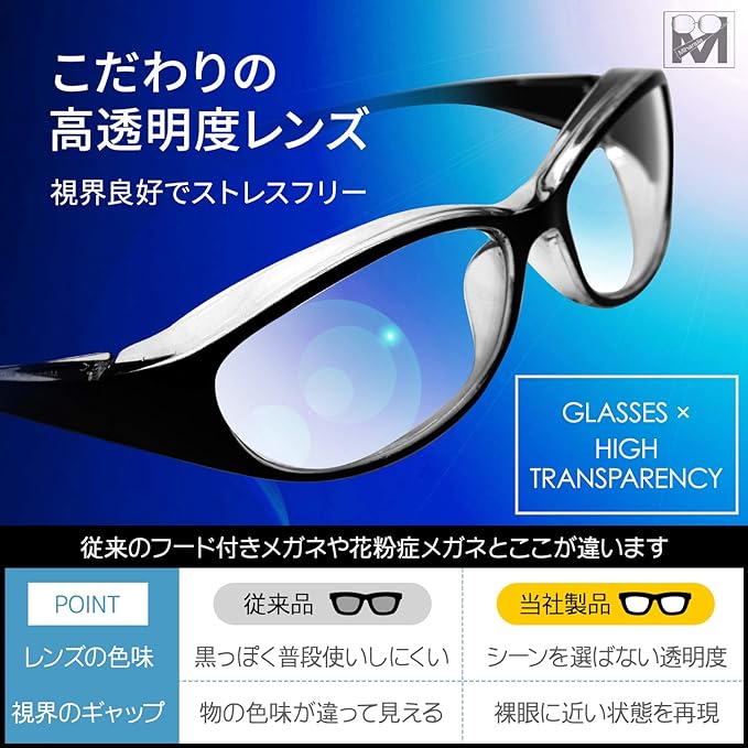 Miharajia Dragon Asia Ele Glasses, Pollen Glasses, Pollen Glasses, Stylish, Protective Glasses, Viruses, UV Protection, Splashproof - BeesActive Australia