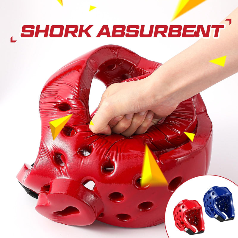2 Pcs Taekwondo Karate Headgear Sparring Gear Helmet Boxing for Men Women Thai Kickboxing Large Classic - BeesActive Australia