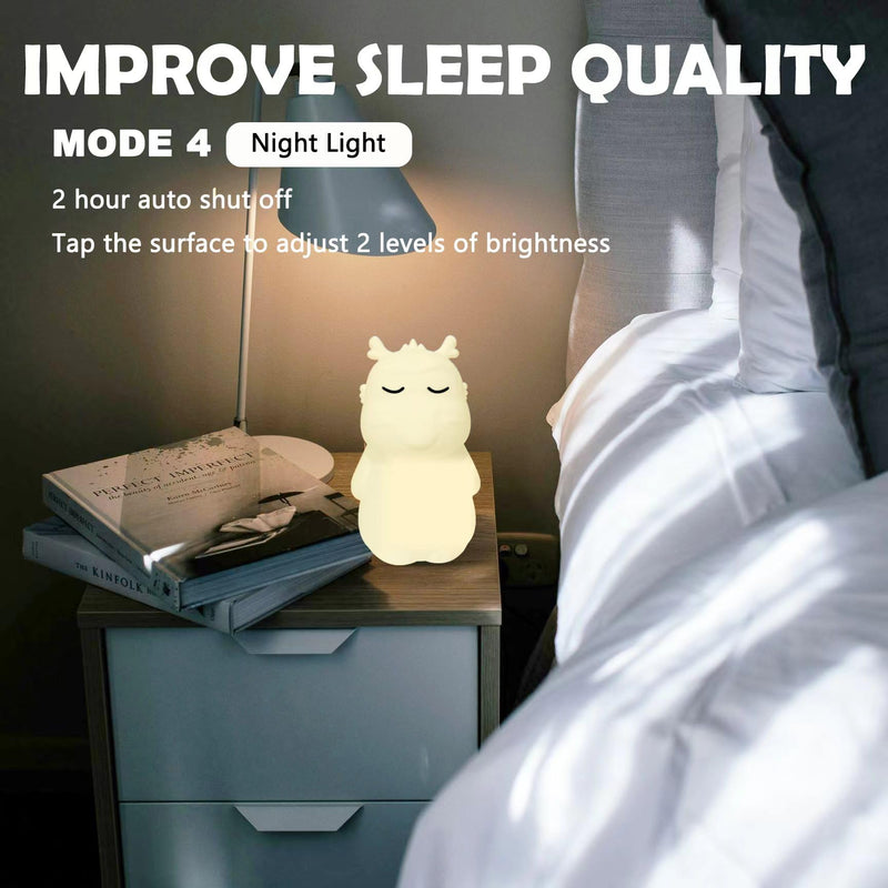 'Breathing Dragon' Guided Visual Meditation Tool | Mindfulness and ADHD Stress Anxiety Relief | 4-in-1 Sleep Aid Device with Night Light for Clam Your Mind for Stress | Gift for Adults & Kids INNERZEN - BeesActive Australia