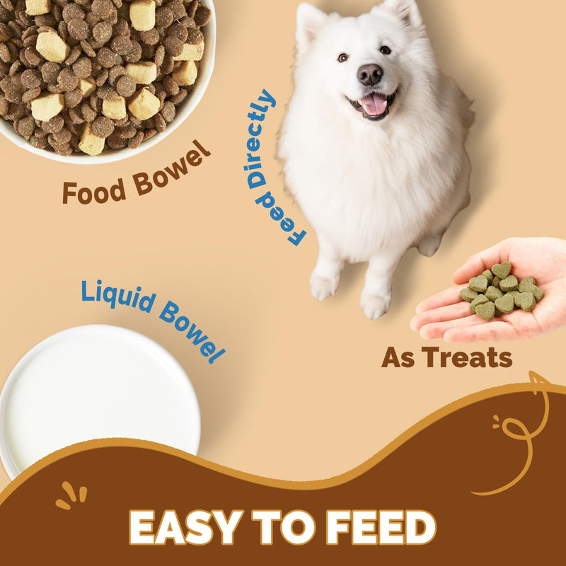 Mushrooms for Dogs - Turkey Tail Mushroom for Dogs - Gut, Skin, Joint, Immune Health- Dog Lumps & Bumps - 13 Organic Mushrooms Turkey Tail, Reishi, Lions Mane, Glucosamine, MSM - Chicken Flavor 1 Pack