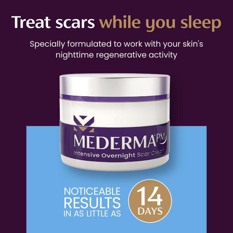 Mederma PM Intensive Overnight Scar Cream - Advanced Scar Treatment with Tripeptol, Works While You Sleep 1.7 Ounce - BeesActive Australia